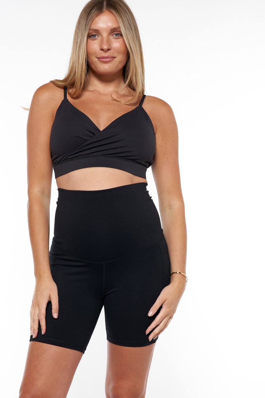 Maternity BAE The Label | Bodyhold™ Set In Motion Nursing Bra Black