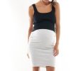 Maternity BAE The Label | Hidden Treasures Skirt Light Grey Marle