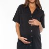 Maternity BAE The Label | Rise And Lounge Nursing Dress Black