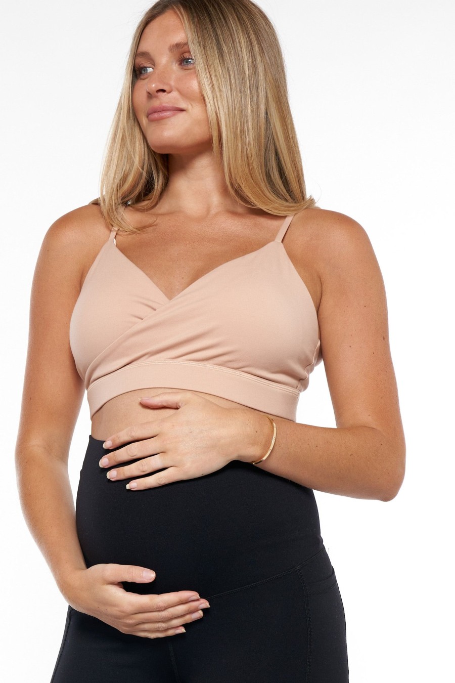 Maternity BAE The Label | Bodyhold™ Set In Motion Nursing Bra Pink