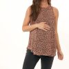 Maternity BAE The Label | Here And Now Nursing Top * Leopard