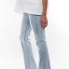 Maternity BAE The Label | Keep It Going Split Hem Jean Sky Blue