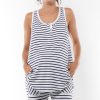 Maternity BAE The Label | Night Life Nursing Tank Stripe