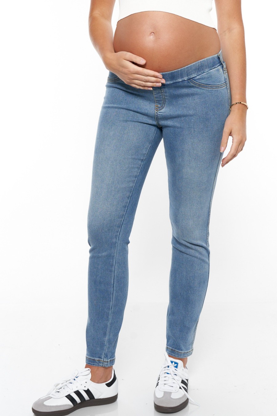 Maternity BAE The Label | Stretch Out Slim Jean Indigo