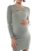 Maternity BAE The Label | The Highline Knit Dress * Sage