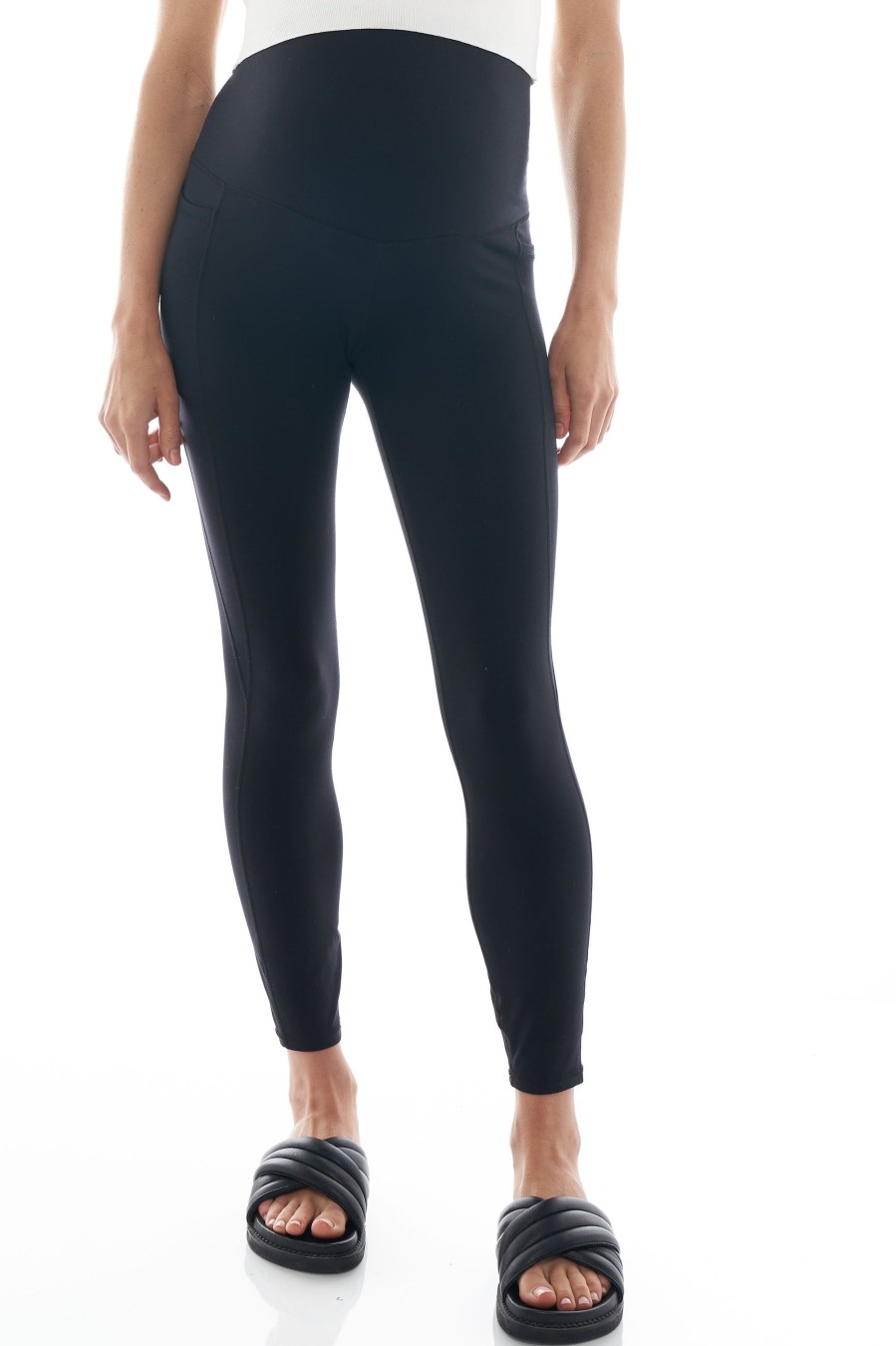 Maternity BAE The Label | Bodyhold™ Pocket Dial Full Length Legging Black