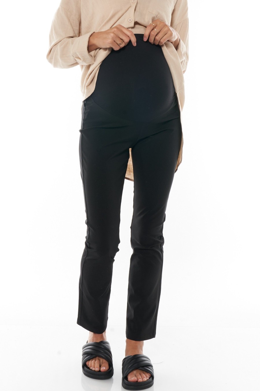 Maternity BAE The Label | Connected Slim Pant Black