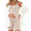 Maternity BAE The Label | The Movement Romper Taupe