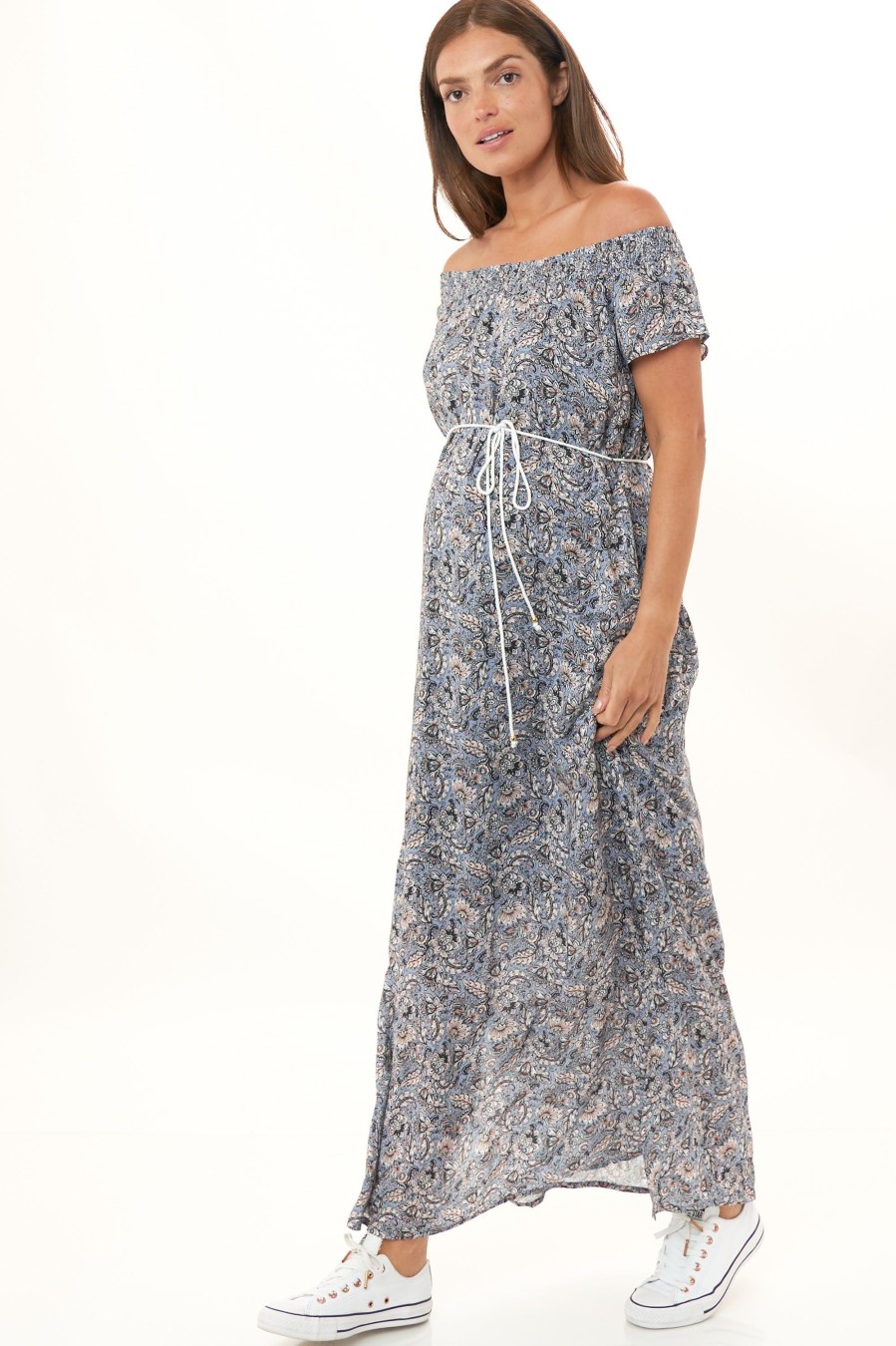 Maternity BAE The Label | Sweet Talker Maxi Dress * Paisley Print