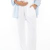 Maternity BAE The Label | Time And Place Linen Pant White